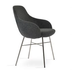 SohoConcept Gazel Arm Cross Chair Modern Dining