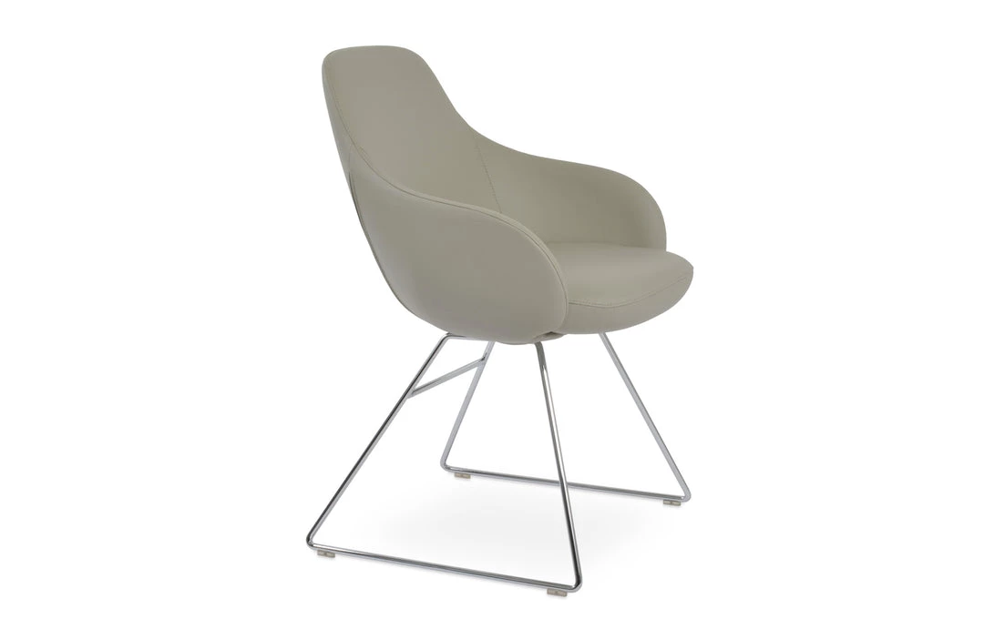 SohoConcept Modern Dining Gazel Arm Wire Chair 3 SohoConcept Modern Dining Gazel Arm Wire Chair
