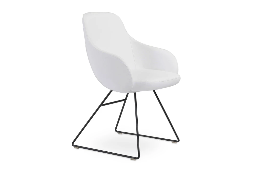 SohoConcept Modern Dining Gazel Arm Wire Chair 10 SohoConcept Modern Dining Gazel Arm Wire Chair