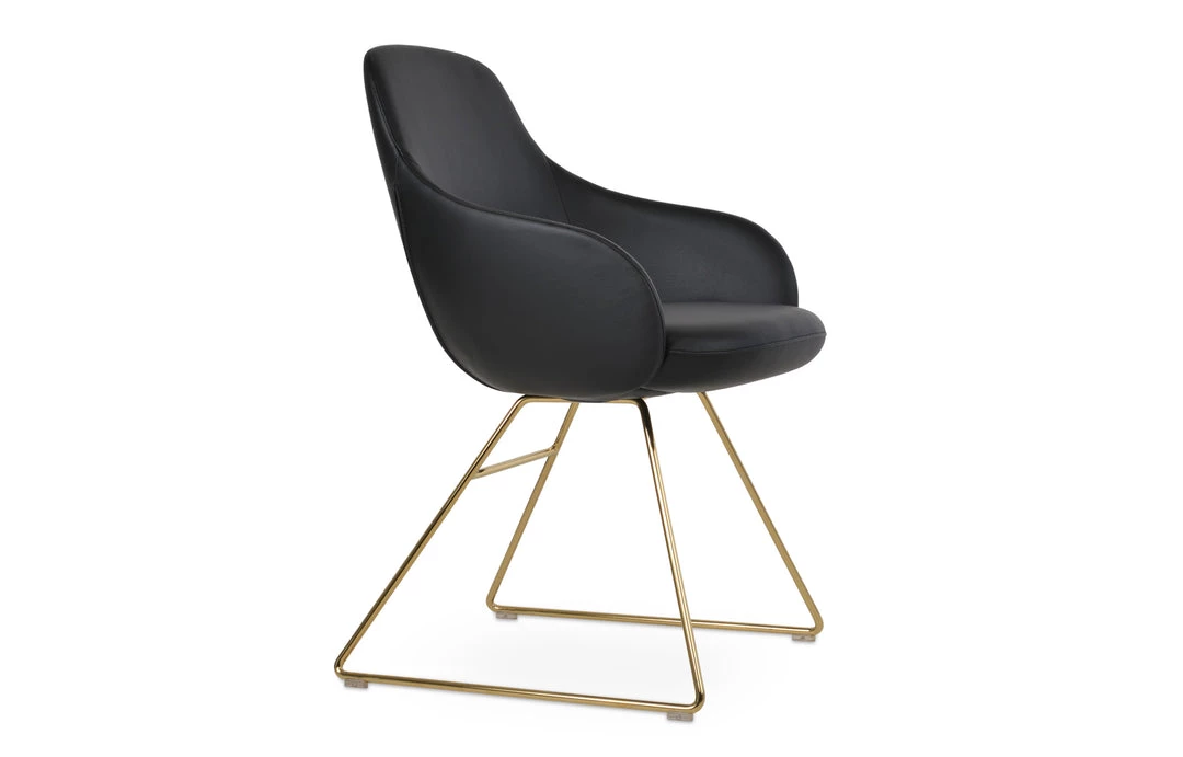 SohoConcept Modern Dining Gazel Arm Wire Chair 12 SohoConcept Modern Dining Gazel Arm Wire Chair