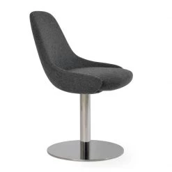 SohoConcept Modern Dining Gazel Round Swivel Chair