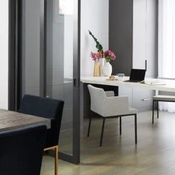 SohoConcept Modern Living Soho Metal Arm Chair