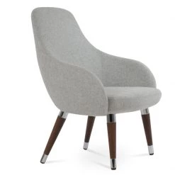 SohoConcept Modern Living Gazel Arm Lounge Wood Chair