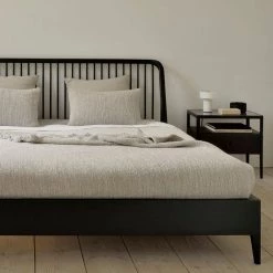 Ethnicraft Spindle Bedside Table Modern Bedroom