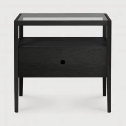 Ethnicraft Spindle Bedside Table Modern Bedroom