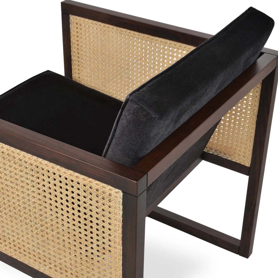 SohoConcept Cube Wood Wicker Lounge Armchair 6 SohoConcept Cube Wood Wicker Lounge Armchair