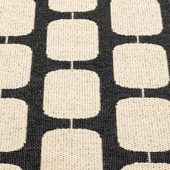 Pappelina Sten Black & Cream Runner Rug 11 Pappelina Sten Black & Cream Runner Rug