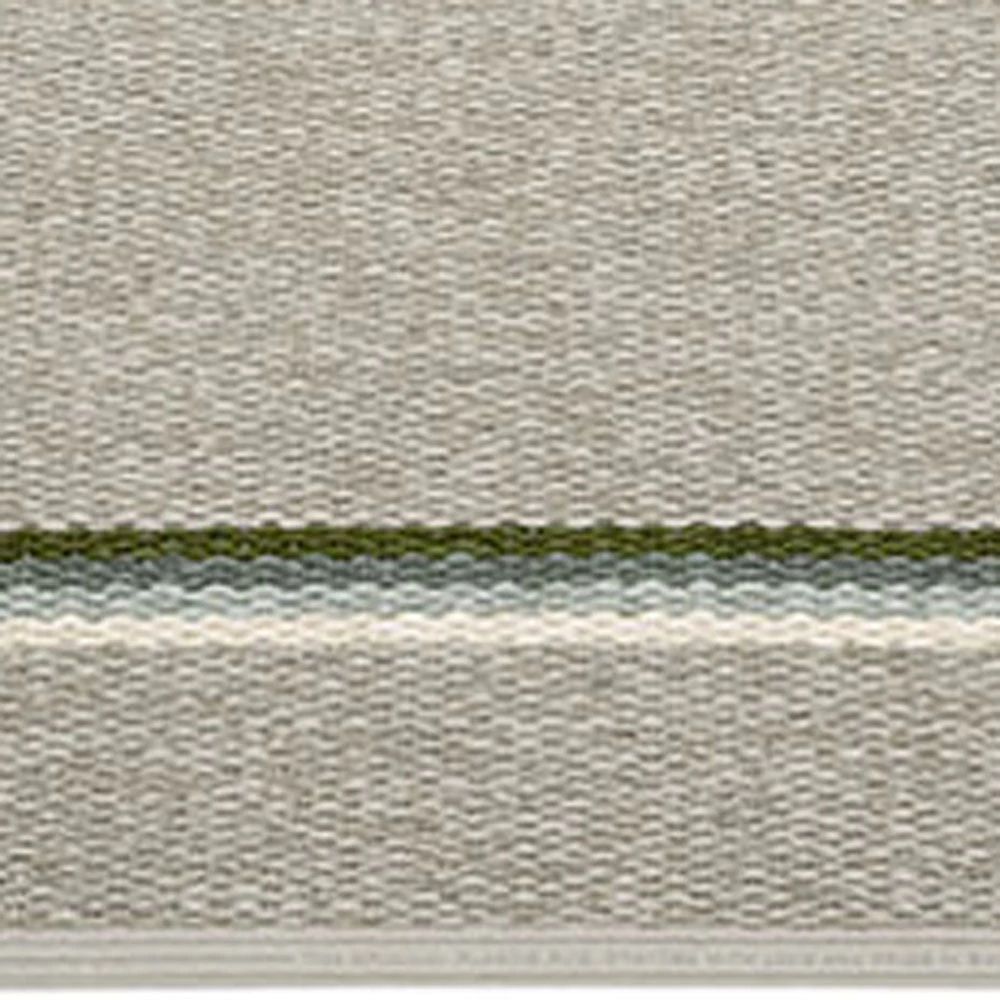 Pappelina Olle Green & Linen Runner Rug 6 Pappelina Olle Green & Linen Runner Rug