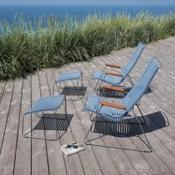 Houe Click Lounge Chair With Bamboo Armrests
