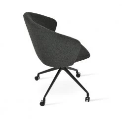 SohoConcept Athena Spider Swivel Arm Chair With Casters Office Chairs