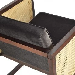 SohoConcept Cube Wood Wicker Lounge Armchair 11 SohoConcept Cube Wood Wicker Lounge Armchair