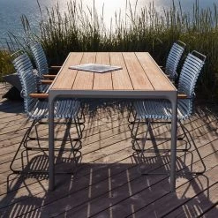 Houe Click Tall Dining Chair With Bamboo Armrests