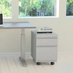Scale 1:1 Met 2 Drawer Mobile Storage & File