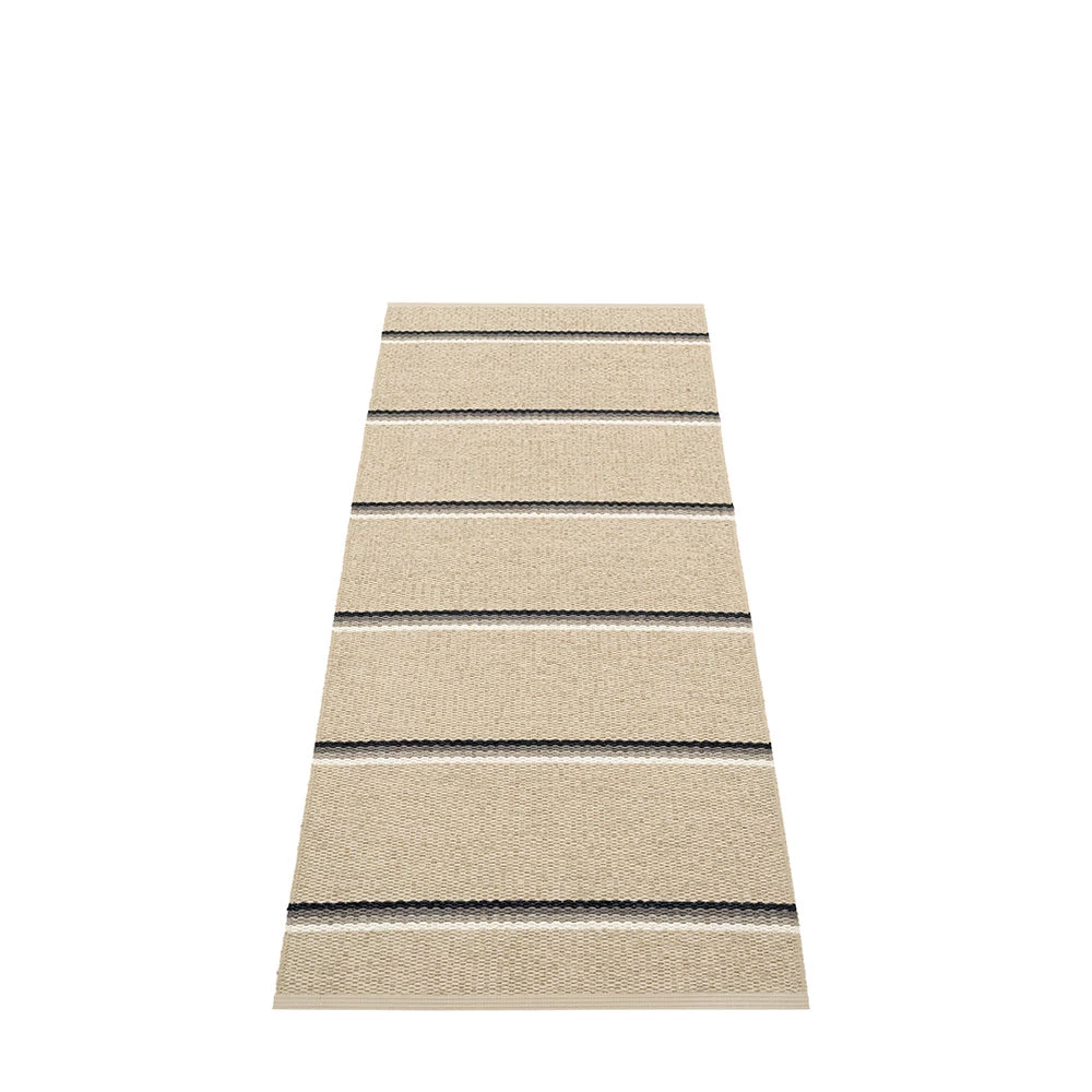 Pappelina Olle Mud & Beige Runner Rug 6 Pappelina Olle Mud & Beige Runner Rug