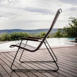 Houe Click Lounge Chair With Bamboo Armrests