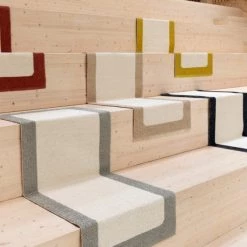 Pappelina Ilda Black & Vanilla Runner Rug