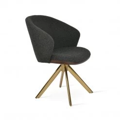 SohoConcept Athena Sword Swivel Dining Armchair Modern Dining