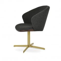 SohoConcept Athena 4 Star Swivel Dining Armchair Modern Dining