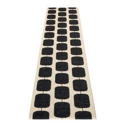 Pappelina Sten Black & Cream Runner Rug 12 Pappelina Sten Black & Cream Runner Rug