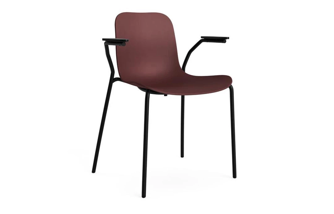 NORR11 Modern Dining Langue Stack Armrest Soft Steel Dining Chair 13 NORR11 Modern Dining Langue Stack Armrest Soft Steel Dining Chair