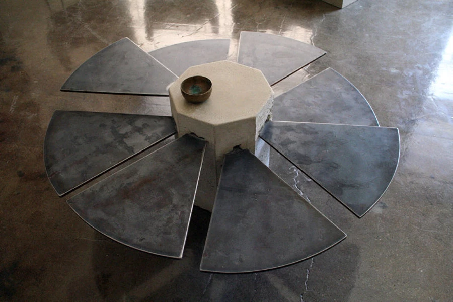 James De Wulf Steel Fan Coffee Table 8 James De Wulf Steel Fan Coffee Table