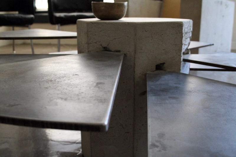 James De Wulf Steel Fan Coffee Table 9 James De Wulf Steel Fan Coffee Table