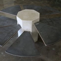 James De Wulf Steel Fan Coffee Table 14 James De Wulf Steel Fan Coffee Table