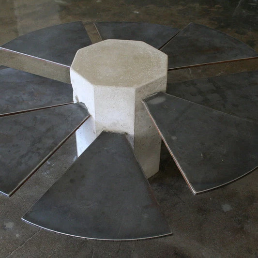 James De Wulf Steel Fan Coffee Table 6 James De Wulf Steel Fan Coffee Table