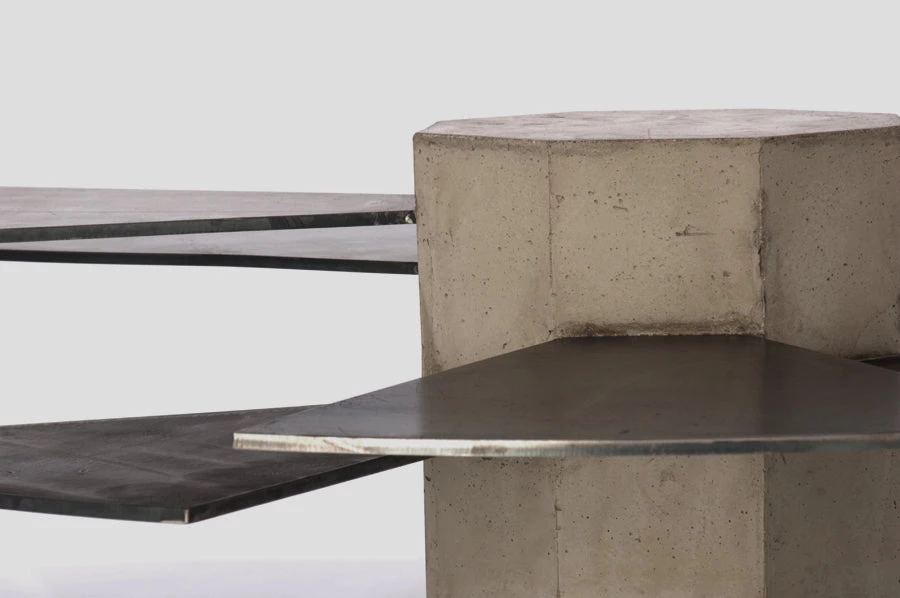 James De Wulf Steel Fan Coffee Table 11 James De Wulf Steel Fan Coffee Table