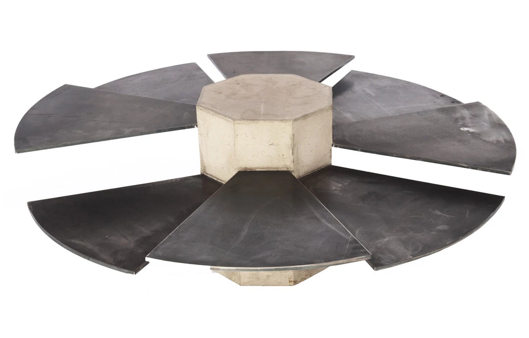 James De Wulf Steel Fan Coffee Table 4 James De Wulf Steel Fan Coffee Table