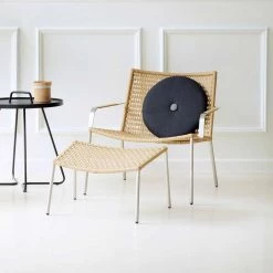 Cane-Line Straw Round Weave Footstool 11 Cane-Line Straw Round Weave Footstool