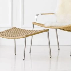 Cane-Line Straw Round Weave Footstool 12 Cane-Line Straw Round Weave Footstool