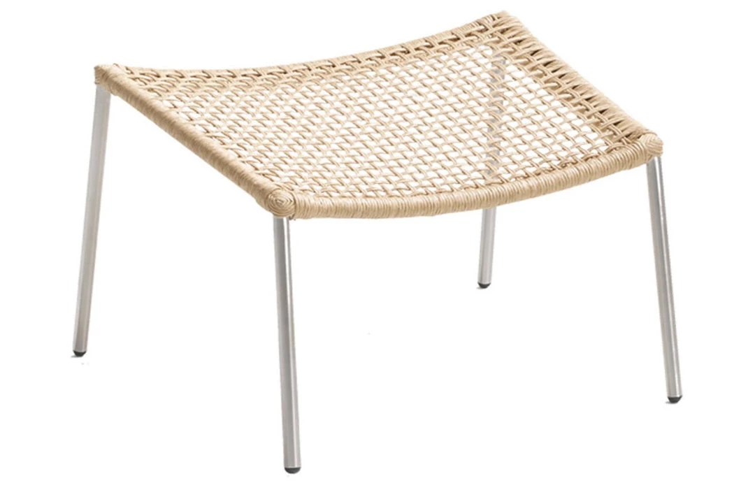 Cane-Line Straw Round Weave Footstool 8 Cane-Line Straw Round Weave Footstool