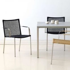 Cane-Line Straw Stackable Dining Armchair