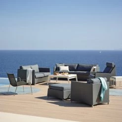 Cane-Line Straw Stackable Lounge Armchair