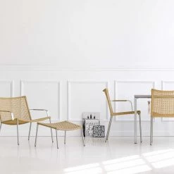 Cane-Line Modern Living Straw Weave Lounge Chair