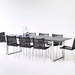 Cane-Line Straw Weave Stackable Dining Armchair Modern Dining