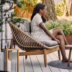 Cane-Line Strington Outdoor Teak 2-Seater Sofa