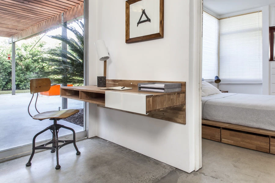 MASHstudios LAX Wall Mounted Desk Modern Office 11 MASHstudios LAX Wall Mounted Desk Modern Office