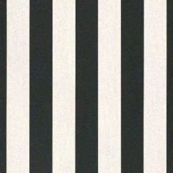 Harbour Outdoor (samples) Sunbrella Black / White Stripes (Sample)