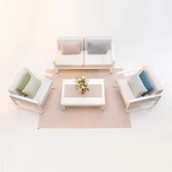 Pappelina Sunny Grey Indoor & Outdoor Cushion