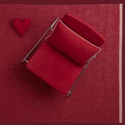 Pappelina Sunny Red Indoor & Outdoor Cushion