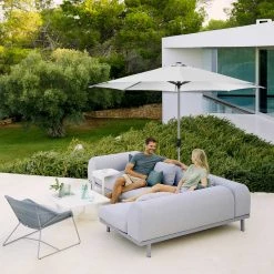 Cane-Line Sunshade Parasol With Crank System Umbrellas & Sunshades