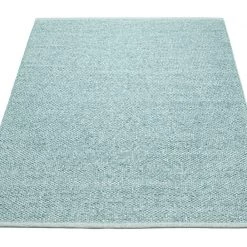Pappelina Svea Metallic Azurblue & Pale Turquoise Rug Rugs