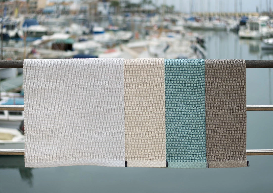 Pappelina Svea Metallic Beige & Vanilla Runner Rug 4 Pappelina Svea Metallic Beige & Vanilla Runner Rug