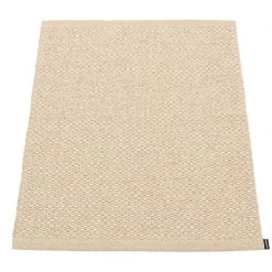 Pappelina Svea Metallic Beige & Beige Runner Rug