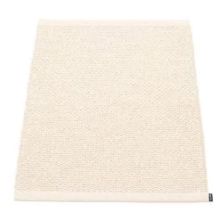 Pappelina Svea Metallic Beige & Vanilla Runner Rug