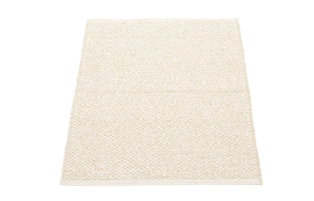 Pappelina Svea Metallic Beige & Vanilla Runner Rug 16 Pappelina Svea Metallic Beige & Vanilla Runner Rug