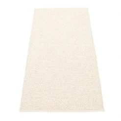 Pappelina Svea Metallic Beige & Vanilla Runner Rug 32 Pappelina Svea Metallic Beige & Vanilla Runner Rug