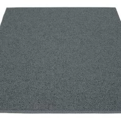 Pappelina Rugs Svea Metallic Black & Granit Rug